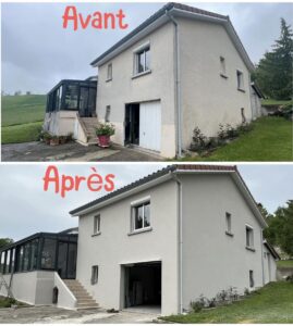 travaux de ravalement de façades à Bohain-en-Vermandois (2110)